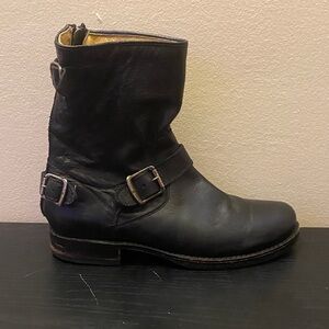 Frye Black Leather Men's Boots